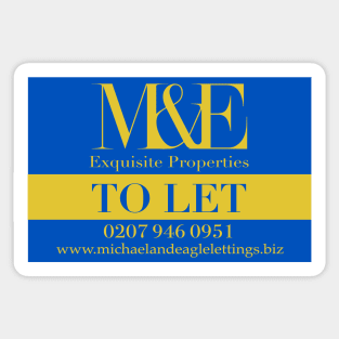 M&E Lettings Sticker